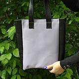 Велика жіноча шкіряна сумка, фото 3