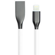 Дата кабель USB 2.0 AM to Lightning 2.0 m white PowerPlant (CA910755)