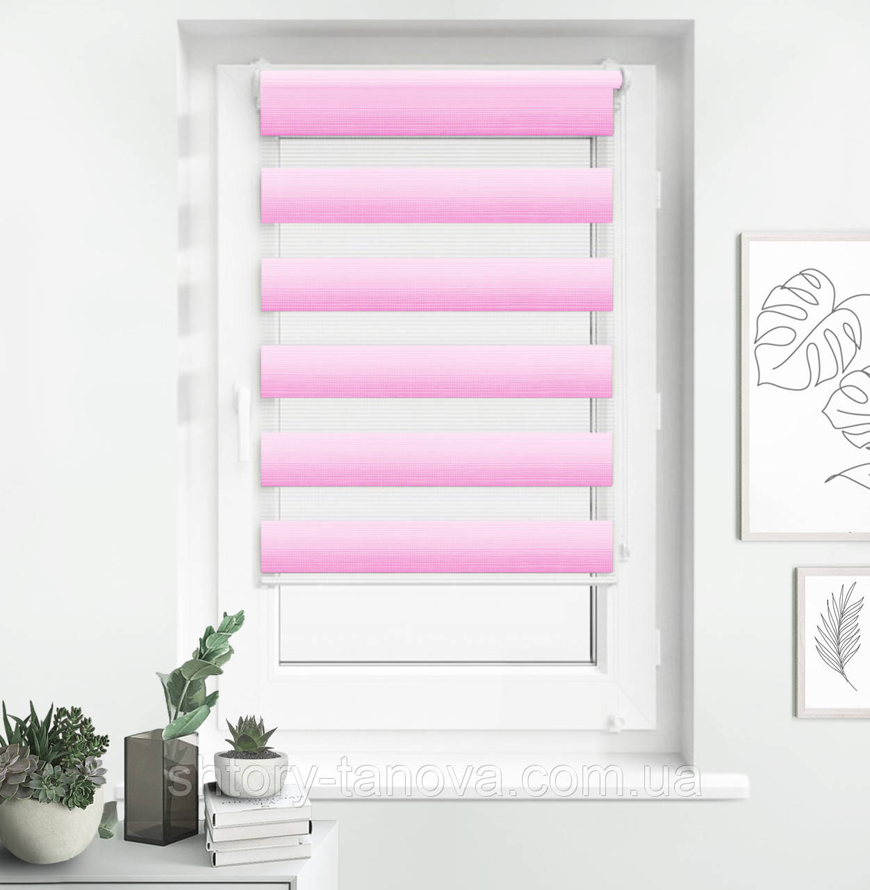 Ролети на замовлення Besta рожевий, фото 1