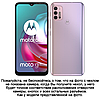 Чохол зі стразами силіконовий прозорий протиударний TPU для Motorola G30 "DIAMOND", фото 3