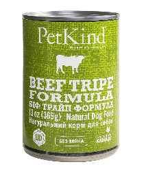 Консервований корм для собак PetKind Beef Tripe Formula (ПетКайнд з яловичиною,рубцем і куркою) 369г