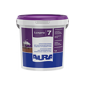 Миюча фарба для стін і стелі Aura Luxpro 7 1л