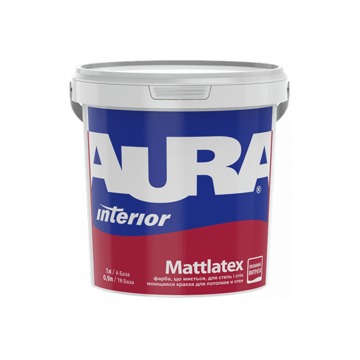Латексна фарба для стін і стелі Aura Mattlatex 1л