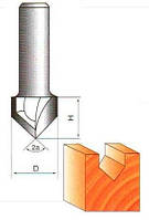 Фреза 1004 d6 D13 концевая пазовая V-образная "GLOBUS"