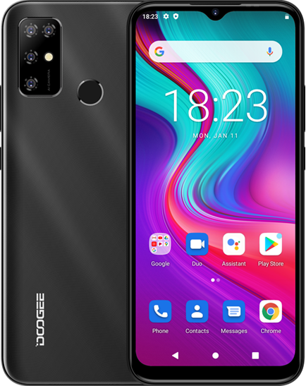 Doogee X96 Pro 4/64Gb, Android 11, 5400 mAh, 4G, Квадрокамера 13 Мп, дисплей 6.52", Смартфон Doogee X96 Pro