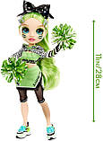 Лялька Рейнбоу Хай Джейд Хантер Чирлідер Rainbow High Cheer Jade Hunter Green Cheerleader 28 см 572060 Оригінал, фото 3