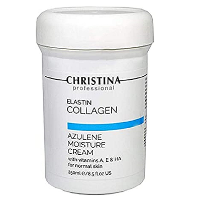 Christina зволожуючий азуленовый крем з колагеном і еластином для нормальної шкіри 250ml