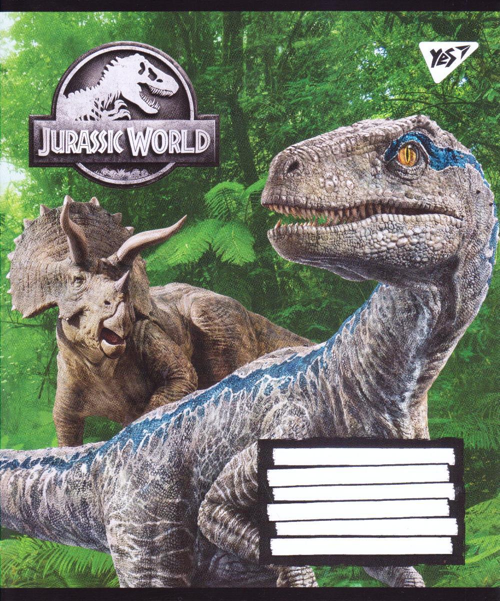 Зошити шкільні 24 листа клітинка "Jurassic World" 765390, фото 1