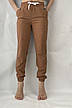 Жіночі літні штани, софт No103 жовто-коричневий, фото 6