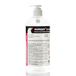 Засіб дезінфікуючий Фамідез Дезодерм Гель 500 мл