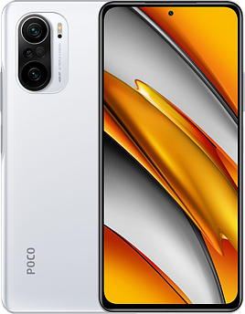 Xiaomi POCO F3 6/128 Gb White Global, 5G, NFC, 4520 mAh, 48 Мп, Смартфон POCO F3 глобальна версія 128 Гб