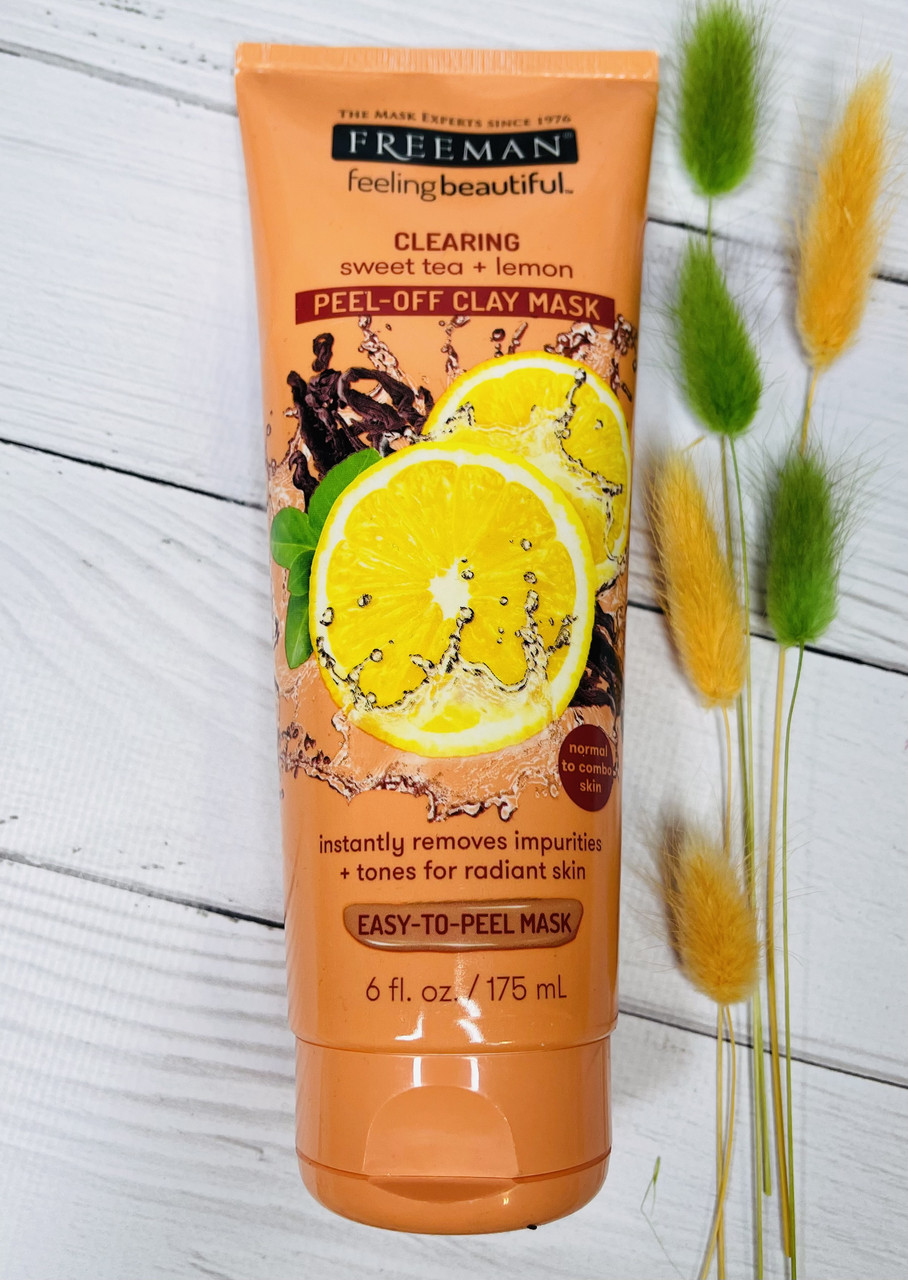 Маска-скатка глиняна для обличчя Солодкий чай і Лимон Freeman