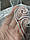 Тюль микросетка білого кольору з кордової ниткою і люрексом, фото 8