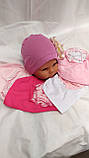 Шапка для дівчаток, трикотажна., фото 2