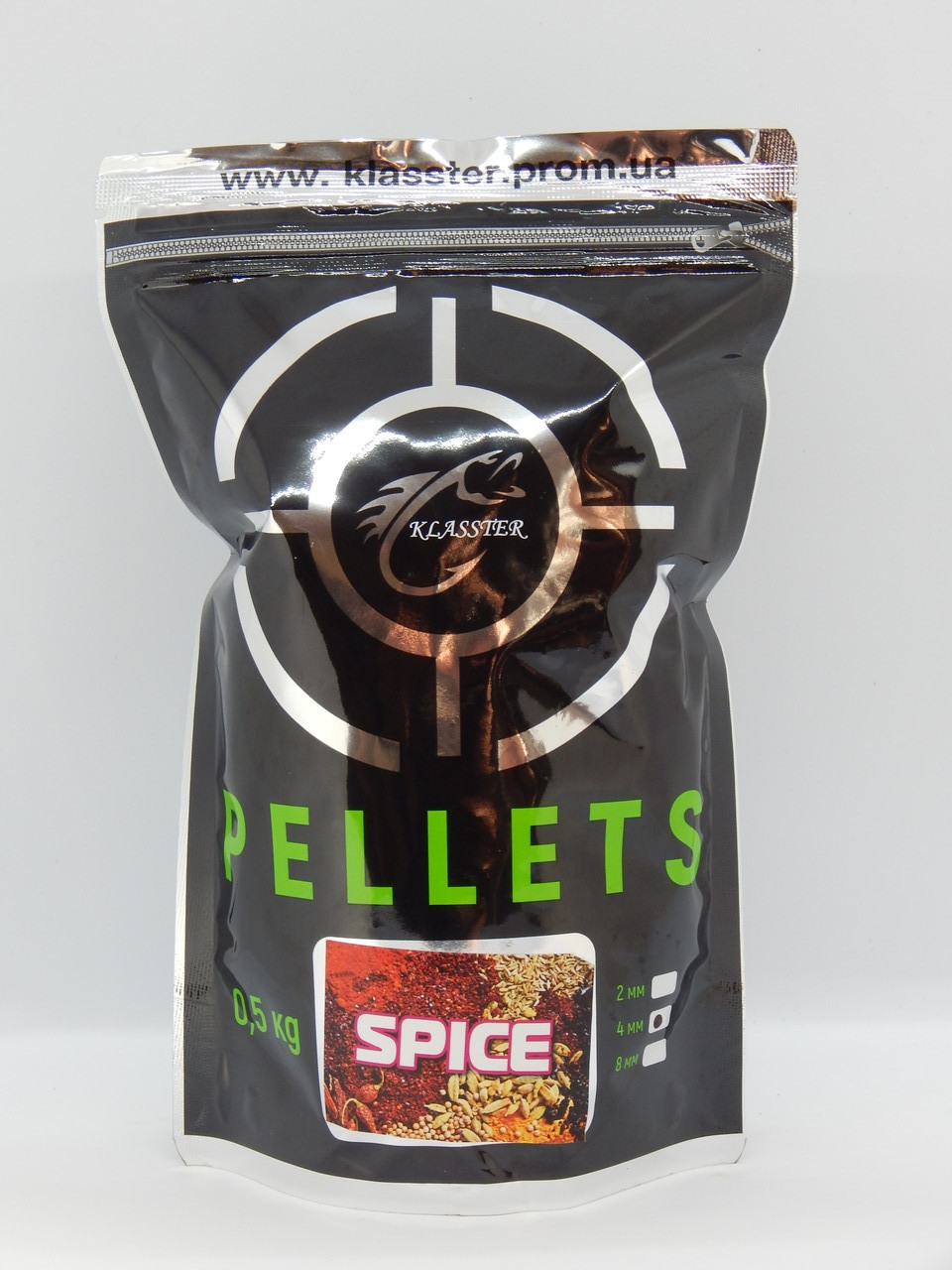 Пелети прикормочный Klasster Spices (гранула 4мм) 500г