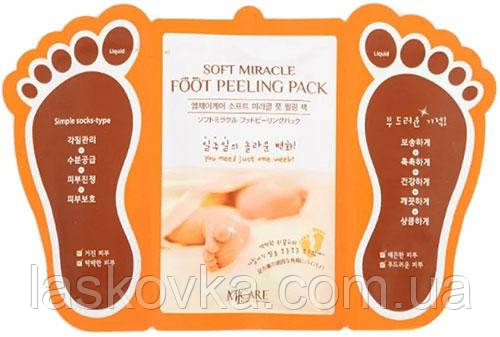 Пілінг шкарпетки для ніг MJ Care Soft Miracle Foot Peeling Pack, фото 1