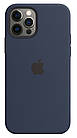 Original Silicone Case MagSafe iPhone 12 Pro Max (з анімацією) Deep Navy, фото 3