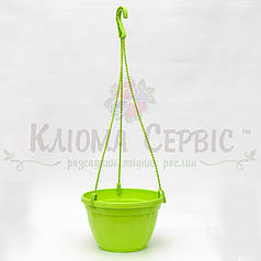 Підвісний горщик для квітів 3.7 л, салатовий (Україна)