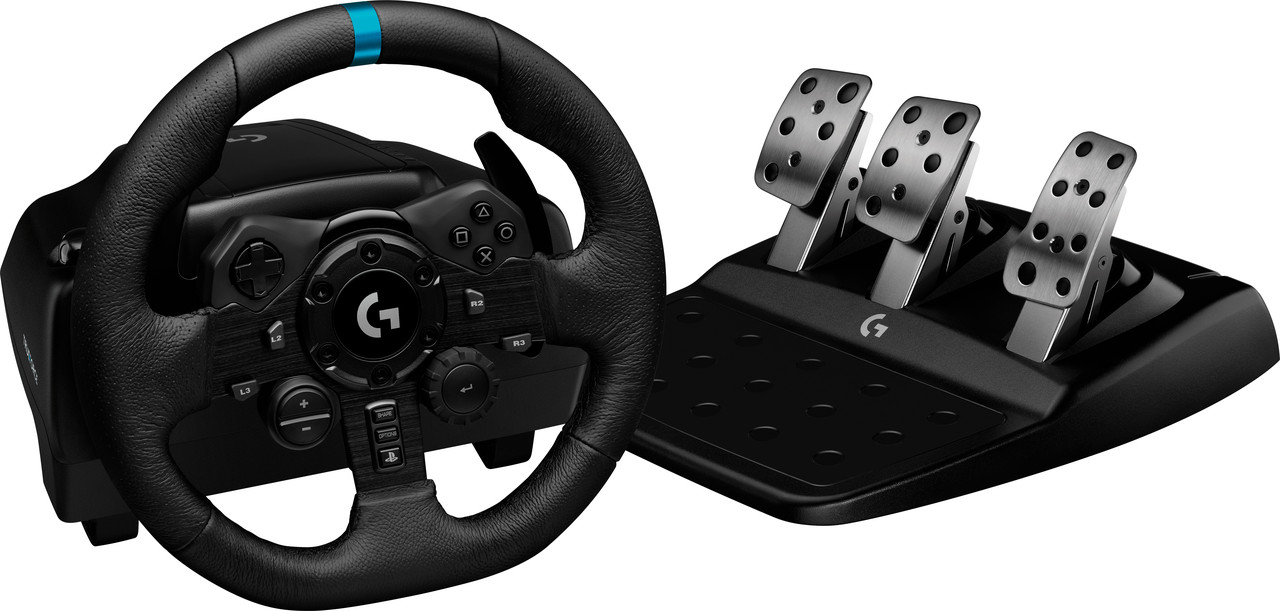 Дротове кермо Logitech G923 Racing Wheel and Pedals for PS4, PS5, PC (941-000149)