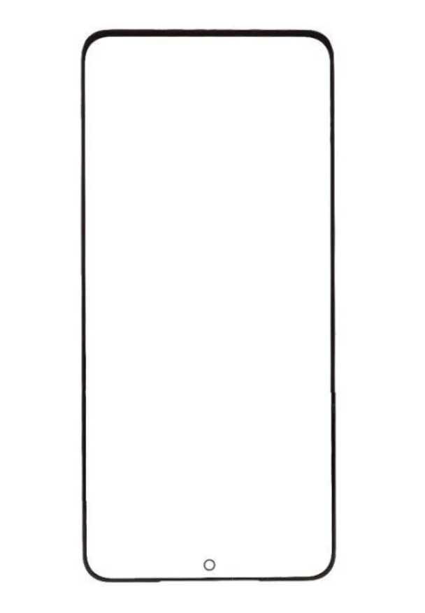 Скло для ремонту дисплея Samsung G991 Galaxy S21, колір чорний