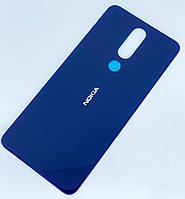 Задня кришка для Nokia 5.1 Plus TA-1102/TA-1105/TA-1108/TA-1112/TA-1120, X5 2018 TA-1109, синя