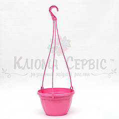 Підвісний горщик для квітів 2.5 л, рожевий (Україна)