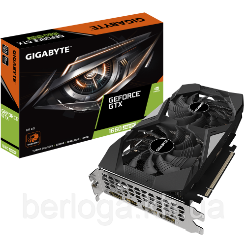 GIGABYTE GeForce GTX 1660 SUPER D6 6G (GV-N166SD6-6GD)