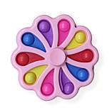 Сенсорна іграшка Simple Dimple спинер поп іт антистрес сімпл дімпл pop it брелок, фото 3