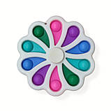 Сенсорна іграшка Simple Dimple спинер поп іт антистрес сімпл дімпл pop it брелок, фото 2