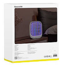 Настільна антимоскітна лампа (знищувач комарів та москітів) Baseus Beijing Білий (ACMWD-BJ02), фото 3