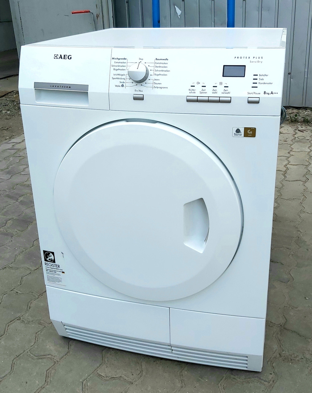 Сушильна машина з тепловим насосом на 8кг А+++ Aeg Lavatherm T67680IH3, фото 1