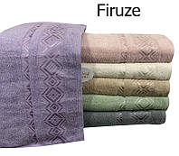 Махровые полотенца в наборе 6-шт 50x90 "Firuze" Issi Home Турция