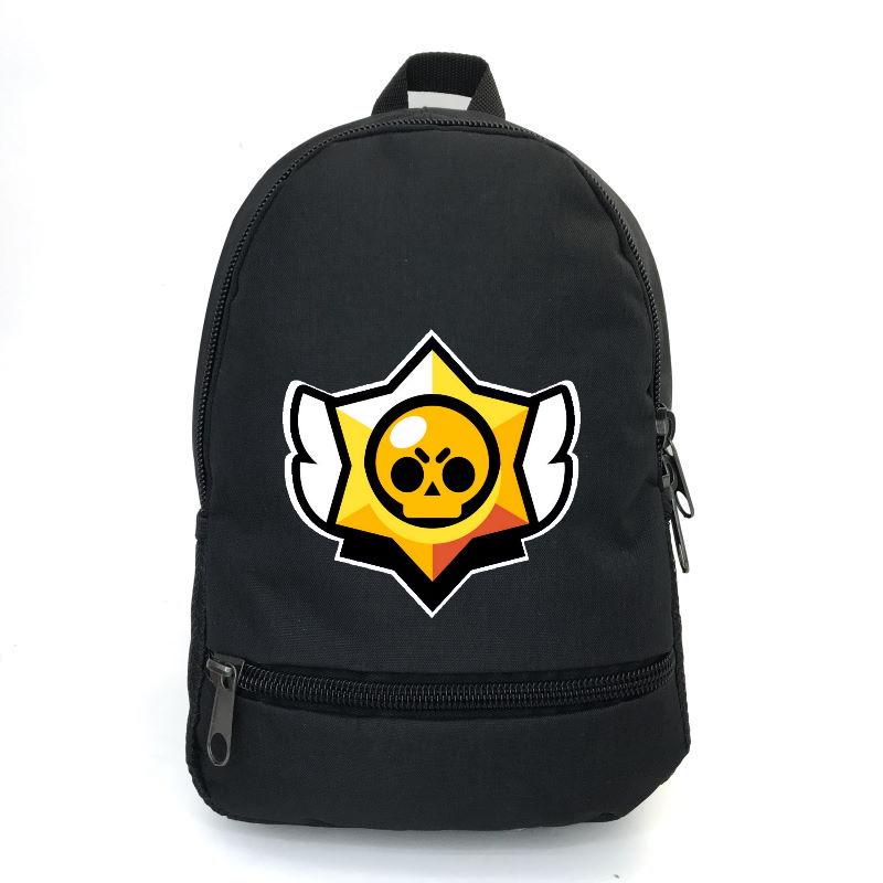 Рюкзак Бравл Старс Лого Cappuccino Toys (BS-023) чорний, фото 1