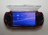Захисний пластиковий корпус для PSP Slim 2000/3000 рожевий, фото 5