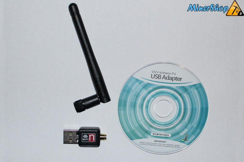 USB Wi-Fi адаптер 2db 150Mbps 802.11n інтернет мережева карта