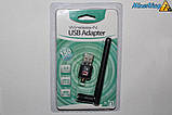 USB Wi-Fi адаптер 2db 150Mbps 802.11n інтернет мережева карта, фото 2
