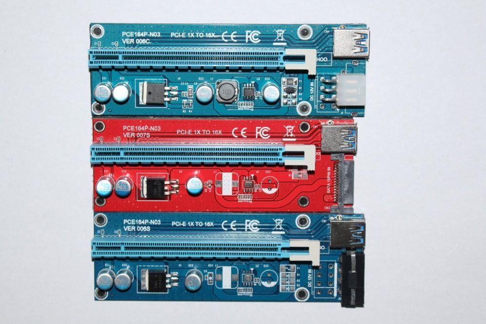 Райзер riser v007S SATA, v008S MOLEX, v008C 6-PIN