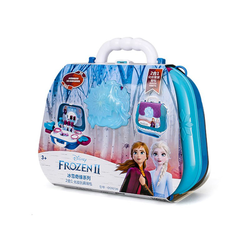 Go Игровой набор ролевая игра для девочек 923A "Frozen" 2 в 1 косметика инструменты парикмахера Муляж - фото 5 - id-p1426711437