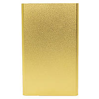 Go Ультратонкий Power bank Strong PB-201 Gold 10400 mAh зовнішній акумулятор для підзаряджання ґаджетів microUSB