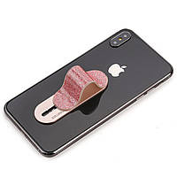 Go Гнучкий тримач для телефона Momostick Pear (A-PE-02) Pink універсальний зсувний Момостик
