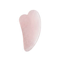 Go Скребок Гуа ша GL009 Розовый нефрит для массажа лица V-образной формы