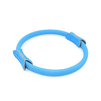 Go Еспандер кільце для фітнесу та пілатесу Dobetters M1 Blue діаметр 38 см тренажер для рук ніг стегон