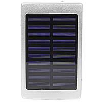 Go Power bank Solar PB-6 Silver 20000 mAh повер банк портативний зарядний пристрій сонячна батарея