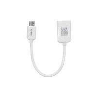 Go Перехідник для смартфона універсальний Pisen OG01-150 OTG microUSB White