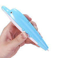 Go Ручка 3D PEN Kaiyiyuan Dolphin Blue низкотемпературная с аккумулятором 1000mah с USB EN