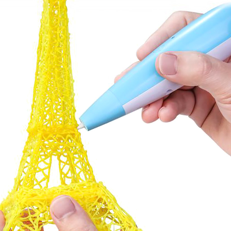 Go Ручка 3D PEN Kaiyiyuan Dolphin Blue низкотемпературная с аккумулятором 1000mah с USB EN - фото 5 - id-p1426713425