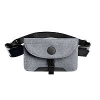 Go Чоловіча сумка компактна через плече LP-022 Gray повсякденна тканинна барсетка