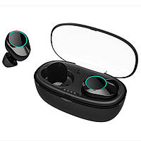 Go Бездротова Bluetooth гарнітура KUMI T5S Black Smart Touch спортивні навушники із зарядним пристроєм