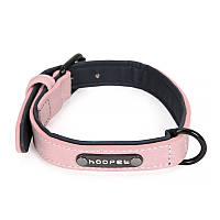 Lb Нашийник матеріал полівінілхлорид ПВХ двошаровий для собак Hoopet W033 Pink S