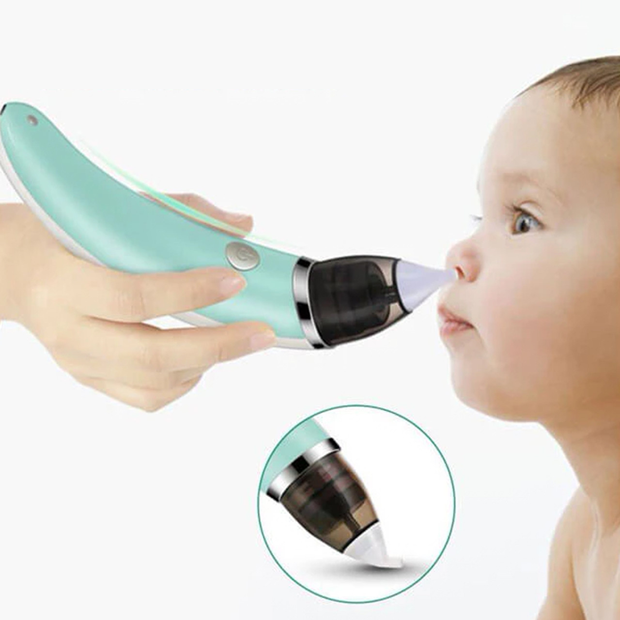 Lb Детский аспиратор XN-8031 электронное вакуумное приспособление для очистки носовой полости ребенка - фото 1 - id-p1426715555